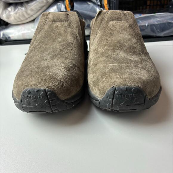 Merrell Jungle Moc Gunsmoke Suede Leather Slip On Performance Shoe Women’s 8.5 - Picture 9 of 11